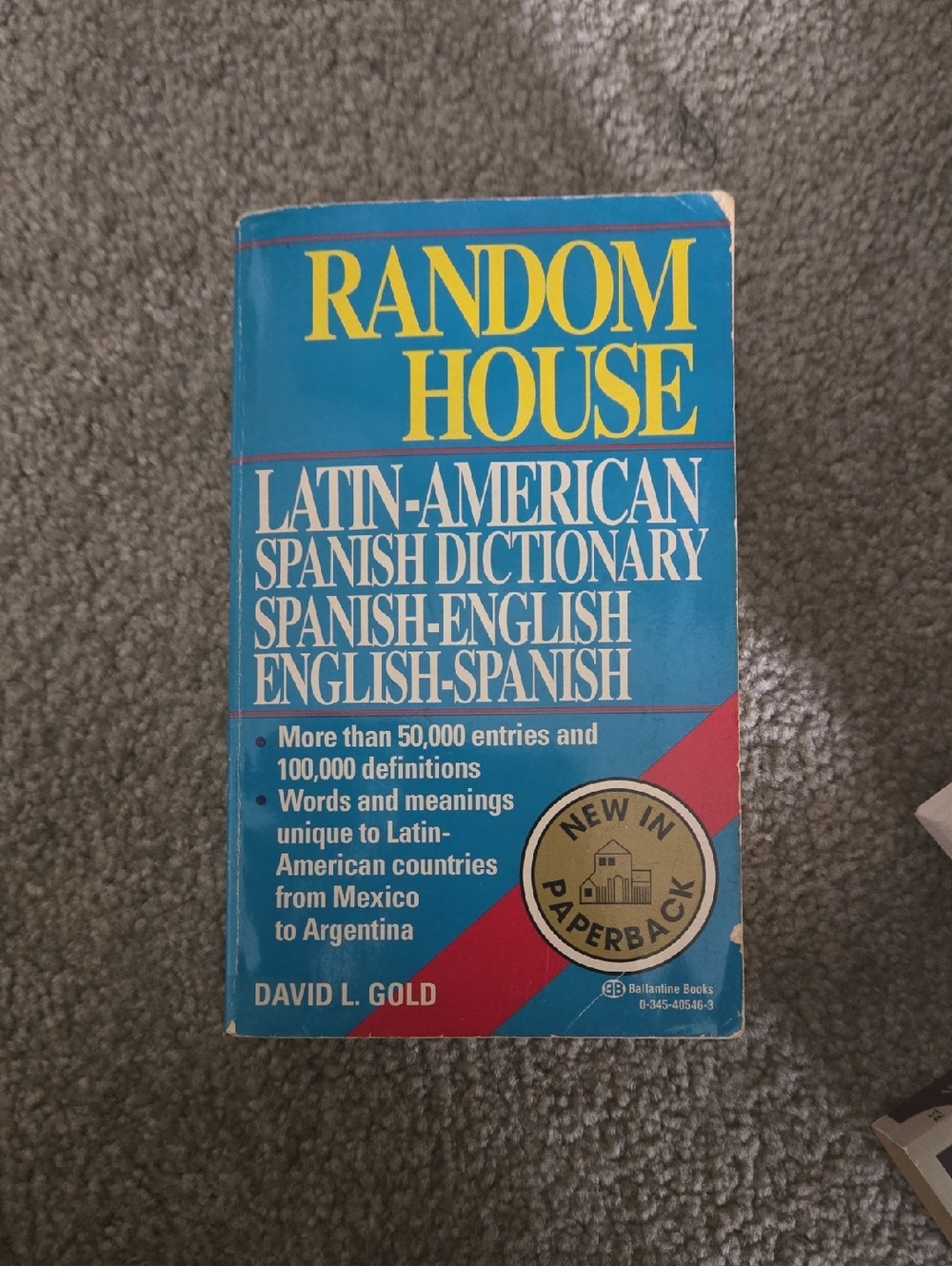 Latin-American Spanish Dictionary - Blue